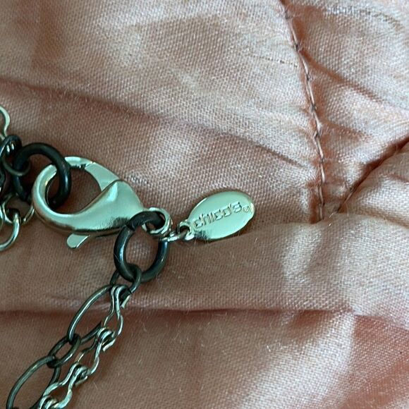 Chico’s long gold tone, bronze & silver double strand necklace - Picture 4 of 4